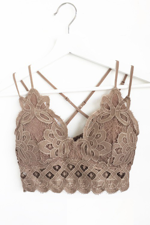 You're With Me Crochet Lace Bralette – DENVY