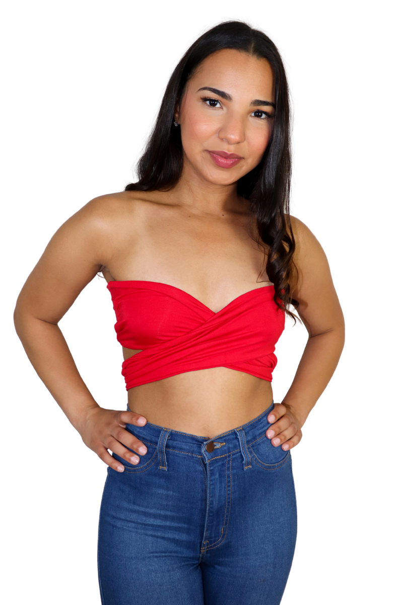 Miami Multi Wrap Top - Red