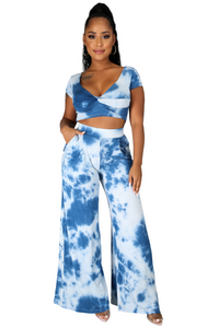 Kendall Tie-Dye 2 Piece Pant Set